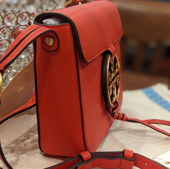 Tory Burch Handbags - TORY BURCH MILLER METAL  BRIGHT SAMBA CROSSBODY BAG DUST BAG + GLASS CASE NWT ❤️